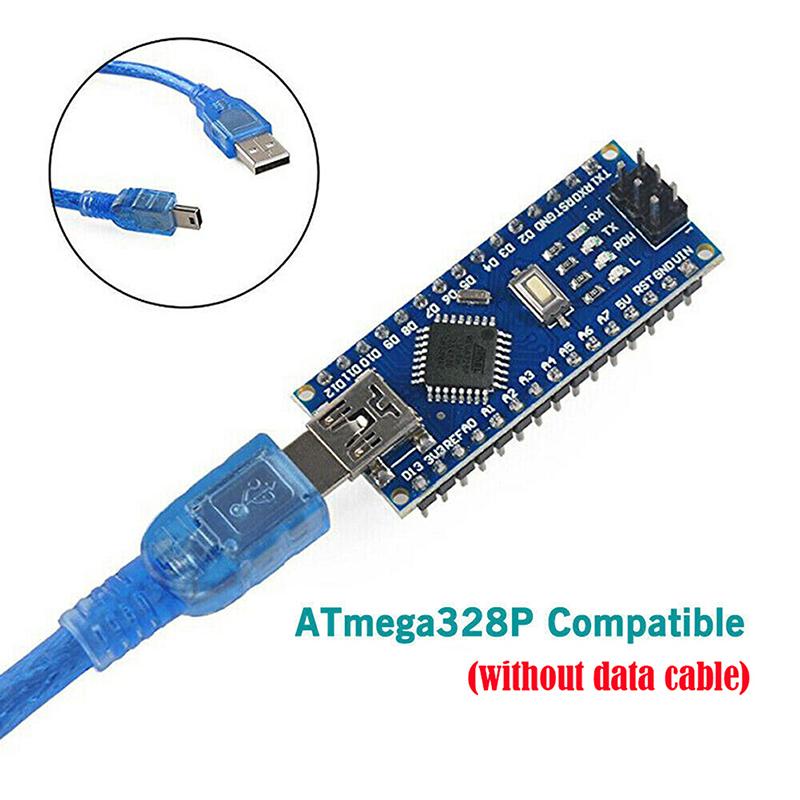1/2ks 16MHz 5V Mini USB pájený Nano V3.0 kompatibilní modul mikrořadiče Atmega328P pro CH340G
