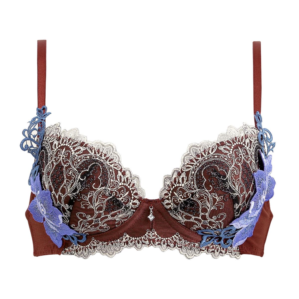 

Himiko Серия 016 Бюстгальтер Большого Размера Менее 80 B C D E F Кружевное Белье [himico] (BR-Коричневый, F65)