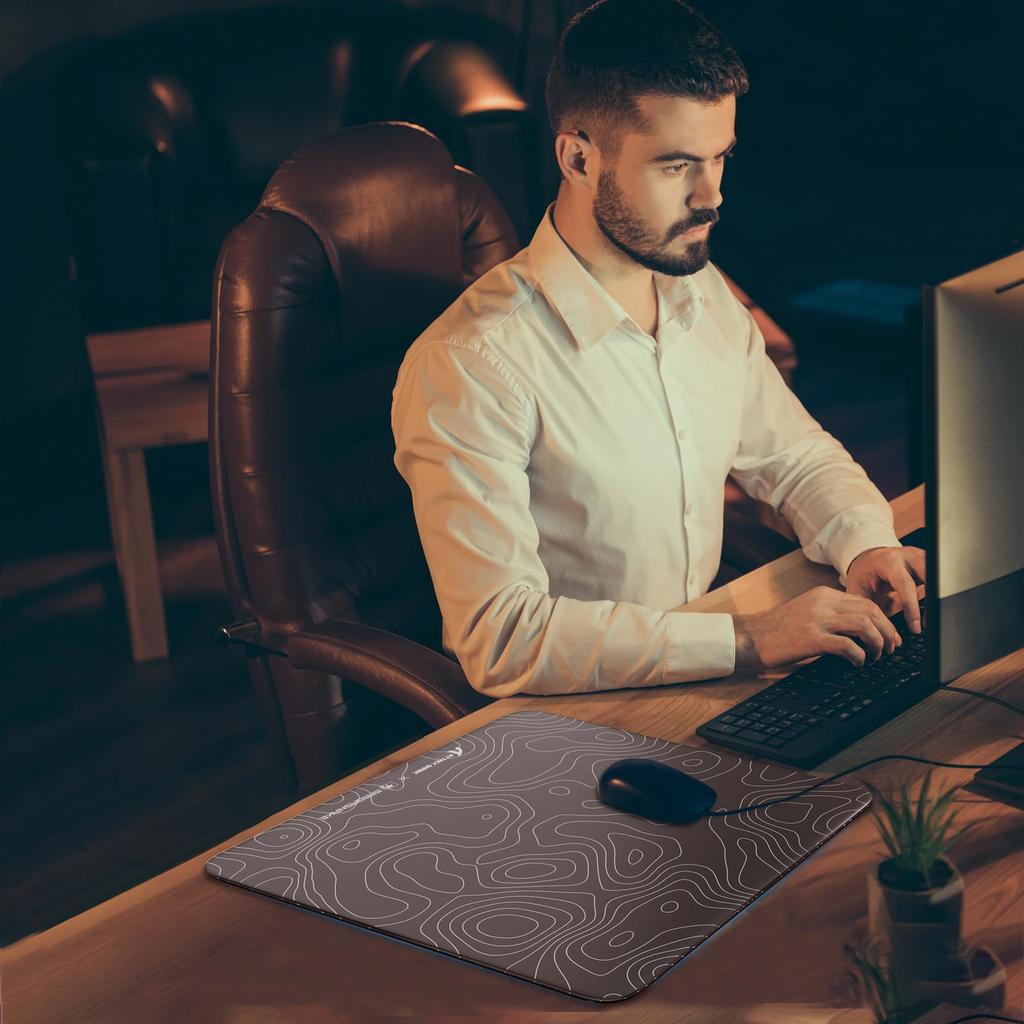 MAMBASNAKE X ATTACKSHARK CM05 Gaming Mouse Pad Glass Pad Large Mouse Pad Smooth High Precision Easy To Clean Wear Resistant Game Specialized Tempered