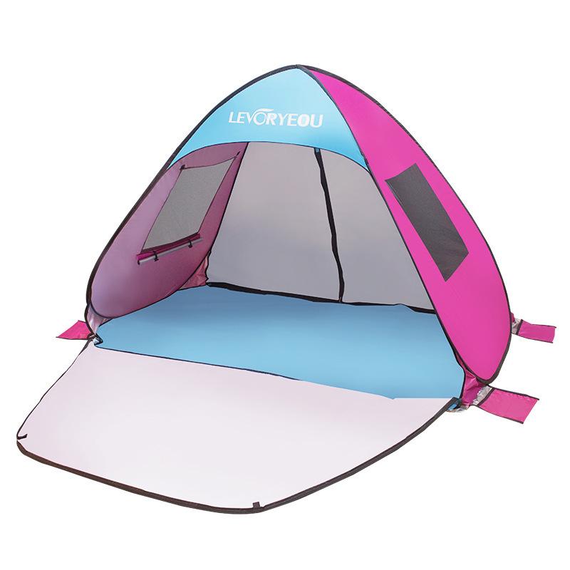 Automatic Double Person Tent with Sunshade & Easy Setup for Beach, Park, & Fishing