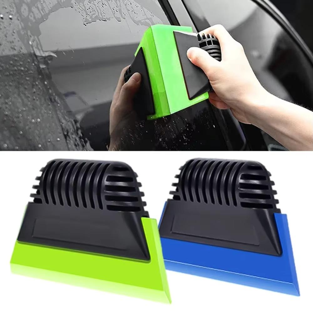 New Soft Silicone Scrape Car Window Wiper Sturdy Durable Clean Scraper Plastic Handle Car Blade Scraper Car