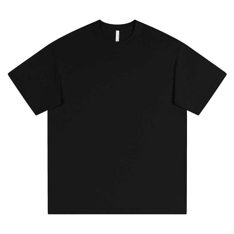 

Мужская футболка с короткими рукавами, крутая шелковая хлопковая толстовка, летняя модная брендовая однотонная свободная футболка Dopamine для мужчин XXXL