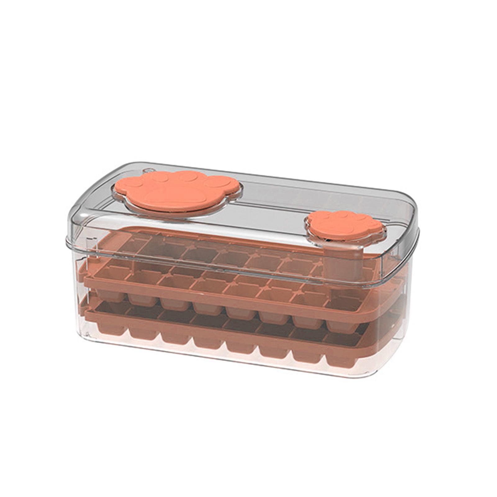 Cute Cat s Claw Button Soft Bottom Ice Maker Reusable Ice Making Template For Ice Cream Drinking