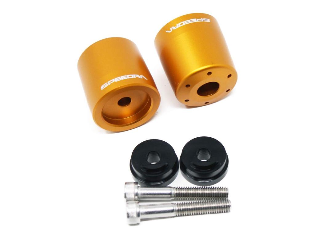 Speedra SSK Aluminum Bar End Type B Color: Matte Gold YAMAHA YZF-R25/R3 MT-25/03