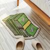 Creative Dollar Imitation Cashmere Carpet Profiled Soft Plush Bedroom Bed Blanket Home Decoration Porch Non-Slip Door Mat