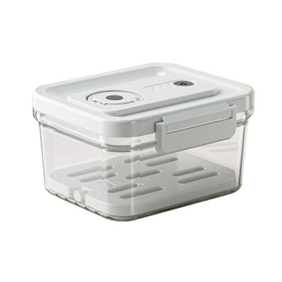 Contenitore Alimentare Ermetico Sottovuoto Elettrico Scatola Croccante Sigillata Ermeticamente con Pompa Manuale Contenitore per Alimenti Senza BPA per Frigorifero Frutta Verdura e Carne