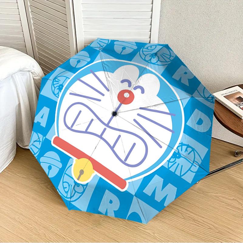 1PC Doraemon Automatic Folding Umbrella | Vibrant Motif & Compact Design for Everyoneyy250930044