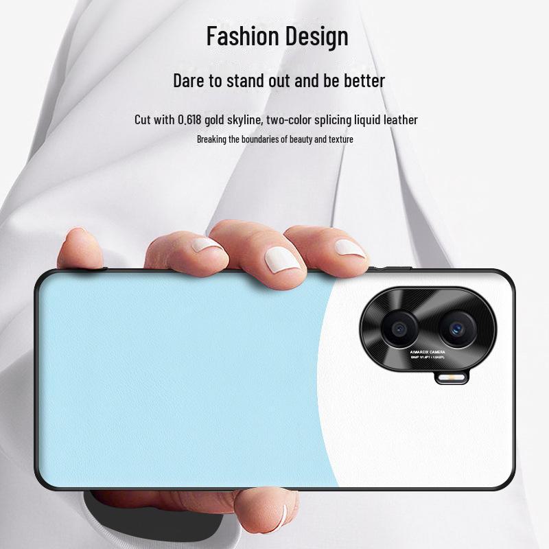 Protective Liquid Leather Case for Honor X40i - Anti-Fall, Anti-Fouling, Individually Shipped