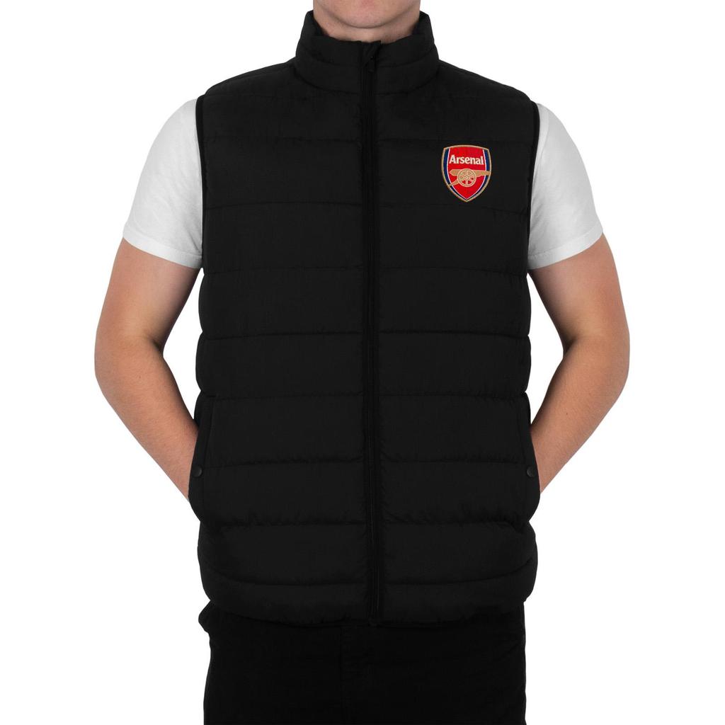 Arsenal FC Mens Quilted Padded Gilet