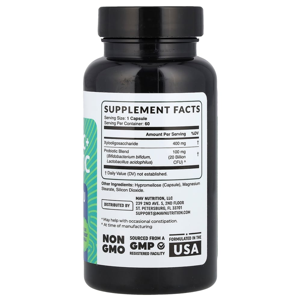 iHerb Pre-Pro Prebiotic + Probiotic Veggie Capsules 60 Count