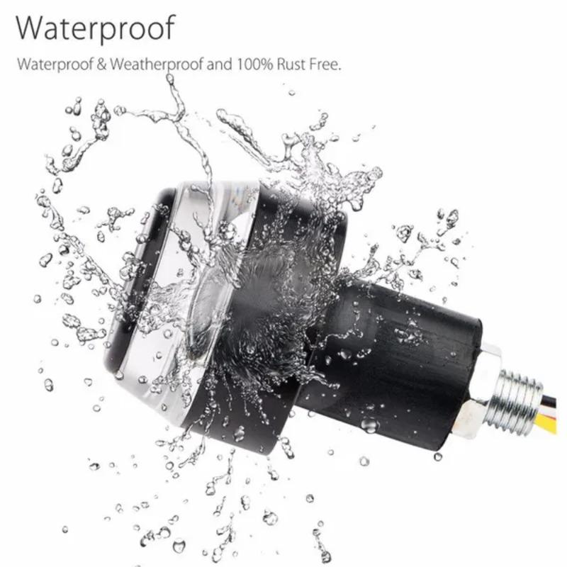 LED Motorcycle Turn Signals Light 22mm Motorcycle Handle Bar End Blinker Signal Lights