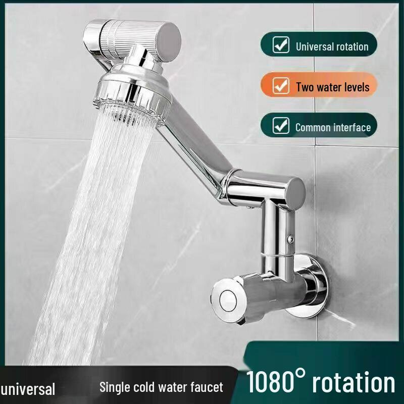 Sheli Foldable Wall-Mounted Single Cold Faucet