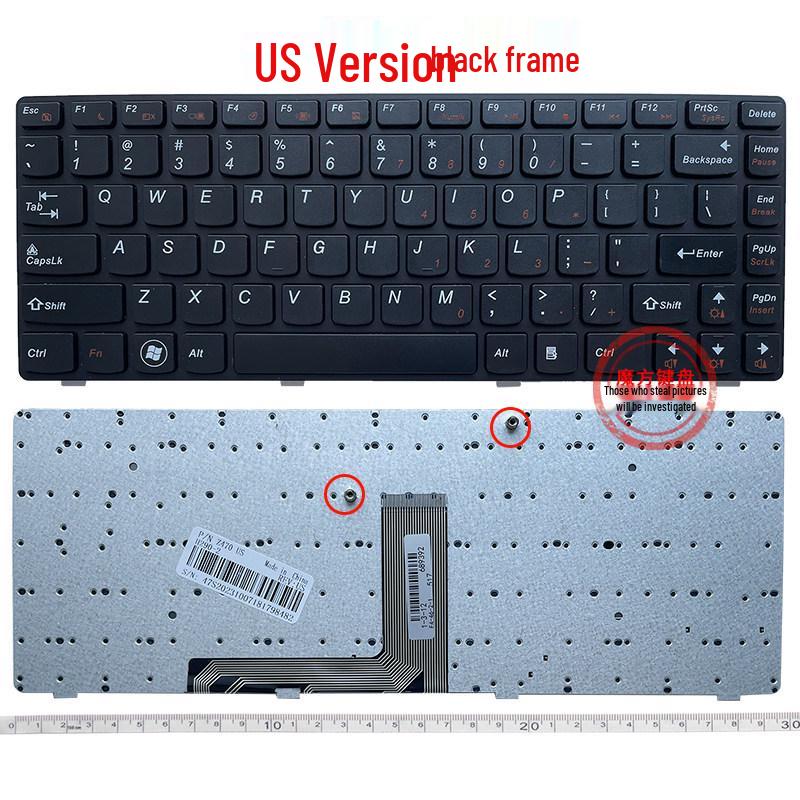

Compatible Keyboard for Lenovo Z470 Series: Z470/AM/AT, Z470AX, Z470K, Z470G, Z475/GM, Z370, and Z375 Models.