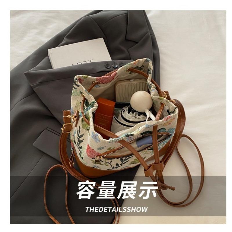 New autumn personality casual popular fashion crossbody simple trend shoulder bucket bag women