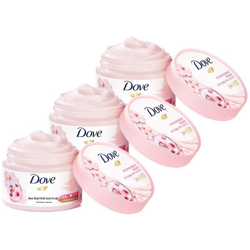 

Dove Увлажняющий скраб для тела «Цветущая вишня» (3x280г)