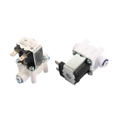 Normálisan zárt elektromágneses szolenoid szelep, mágneses DC 12V, vízbeömlő áramláskapcsoló, 1/4", 12V, 24V, mágneses vezérlő, adagoló