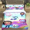 Moda Cartone Animato Carino G-Gabby Case delle Bambole Stampa Set Biancheria da Letto Copripiumino Piumone Letto Giovani Bambini Ragazza Ragazzi Regalo Lusso