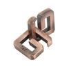 Logic Challenges Metal Brain Teaser Lock Unlock Interlocking Puzzle Disentanglement Educational Toys For Kids Adults