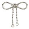 2pcs Tassel Design Rhinestone Bow Brooch Rhinestone Design Bowknot Brooch Pin  Weddings