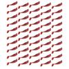 50PcsBag Artificial Fishing Lures Soft Silicone Baits Lifelike Paddle Tail SwimbaitWine Red Color