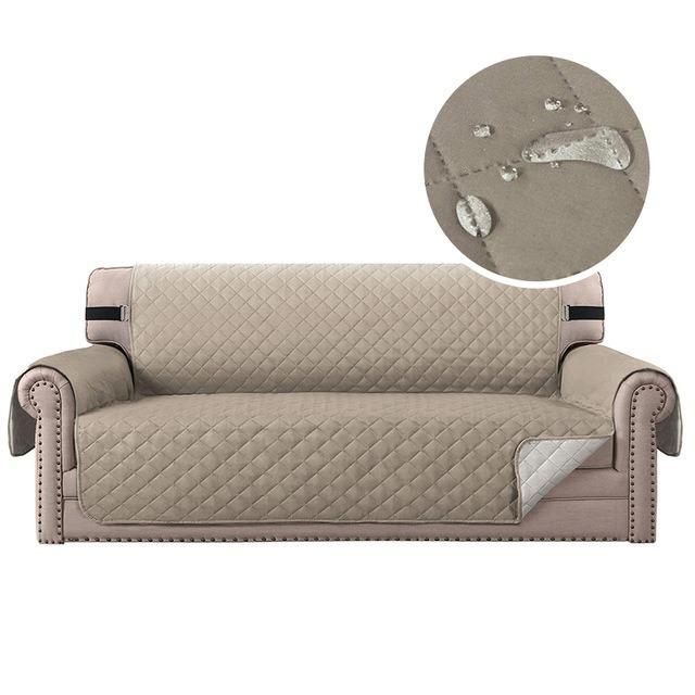 Waterproof Sofa Cover 1/2/3/4 Seater Anti-Slip Couch Slipcover Pet Dog Mats Kids Furniture Protector Covers Washable Room Decor