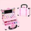 Lipstick Children's Makeup Toys Portable Children Cosmetic Beauty Set Kids Makeup Kit  Makeup Tool