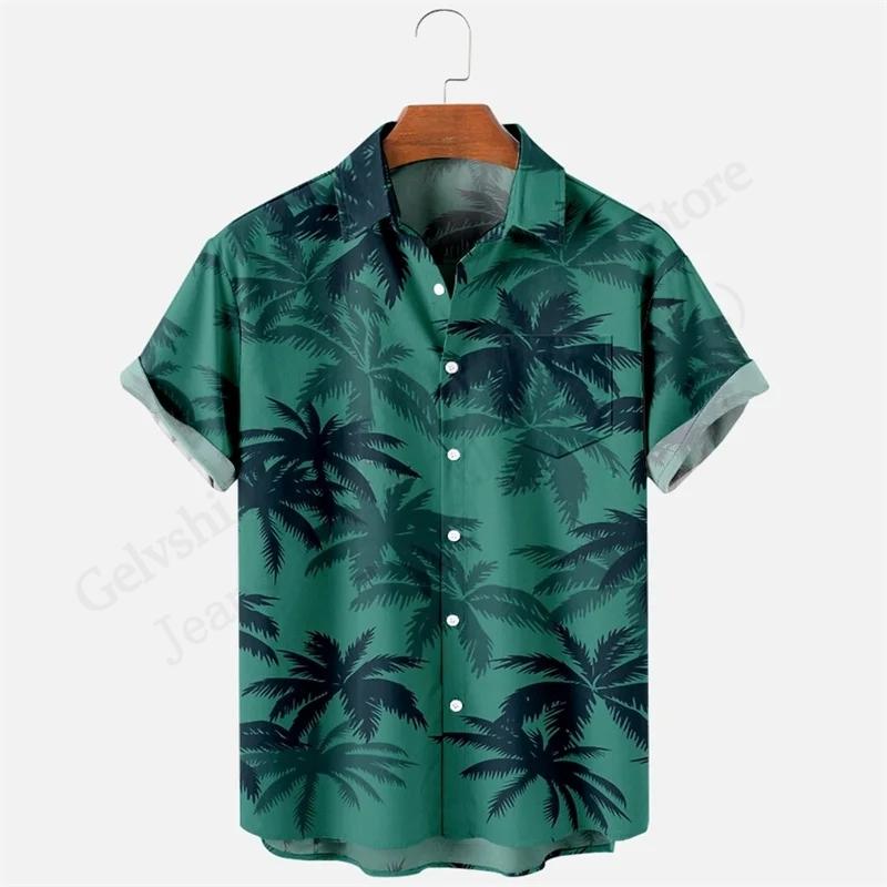 Summer Leopard Pattern 3D Print Men's Shirts Hawaii Short Sleeve Top Fashion Streetwear Casual Outdoor Men's and Women's Clothing Blouse