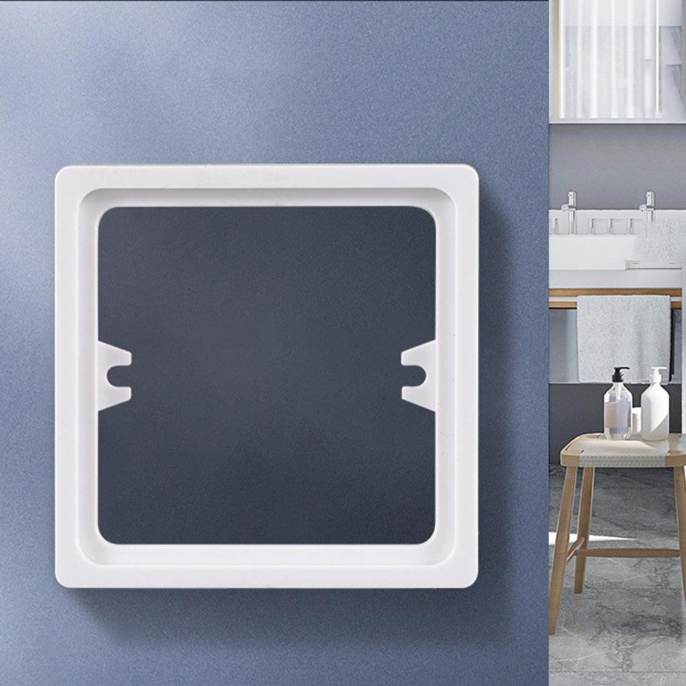 2 szt. Kwadratowy Dystans Gniazda 10 MM Pojedyncza Płyta Dystansowa Gniazda Podkładka Wysokości Puszki Przewodów Elektrycznych Panel Gniazda Włącznika Uszczelka