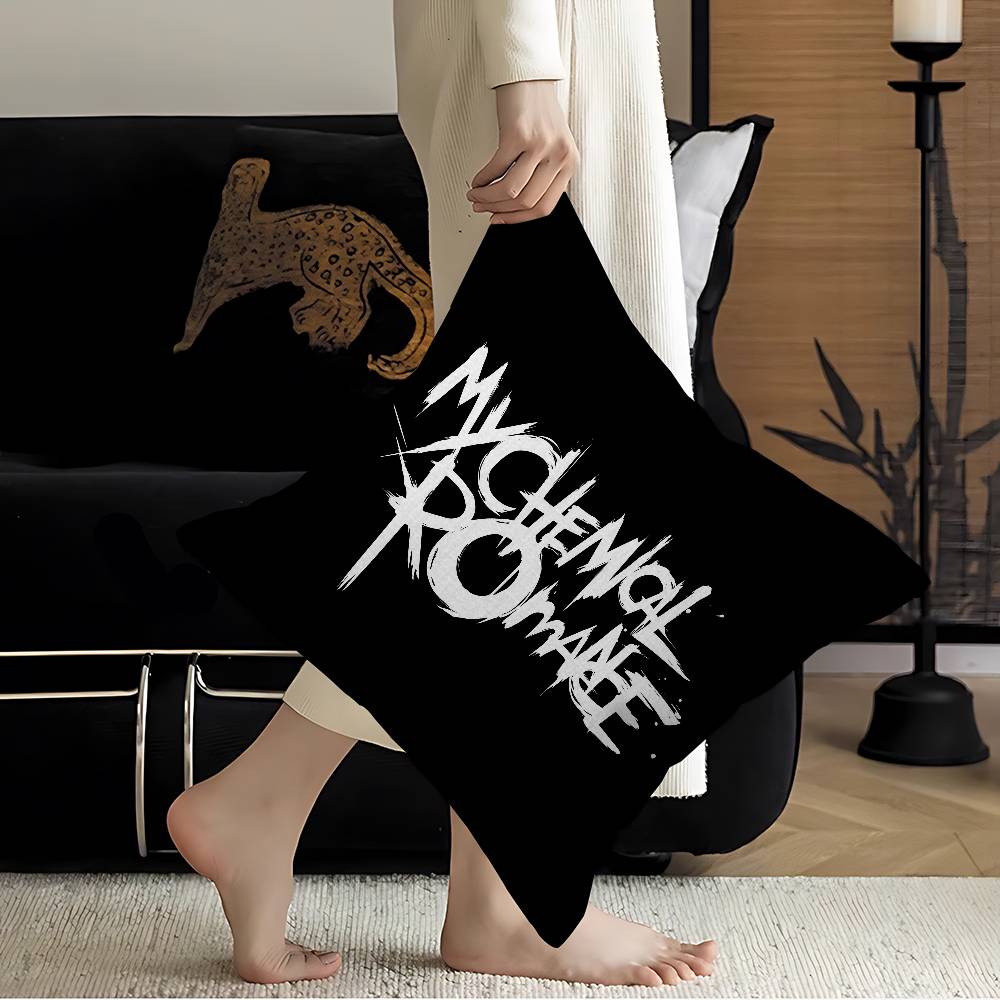 My Chemical Romance Band Pillowcase toon Gift Cushion Cover Bedroom Home Sofa Chair Seat Decor pillow case