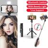All In One Expandable Portable IPhone Tripod Selfie Stick Selfie Stick With Remote With Detachable BT Wireless Remote Compatible 7