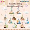 Crayon Shin-chan Flocking Party Blind Box Pendant: Cute Lying Pose Anime Toy Ornament