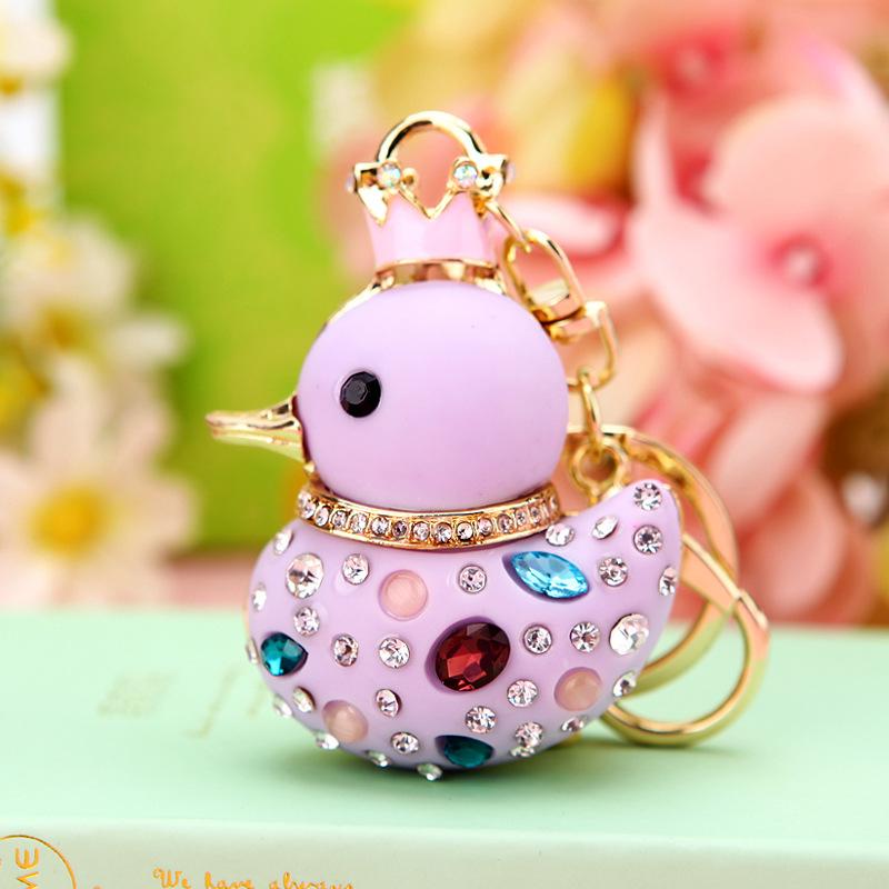 New Creative Rhinestone Alloy Peacock Retro Pendant Factory Straight Sale Bag Charm