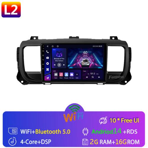

Для Citroen Jumpy Peugeot Expert 2016 - 2021 Android Car Radio Multimedia Player Carplay Navigation GPS Touch Screen Auto Stereo
