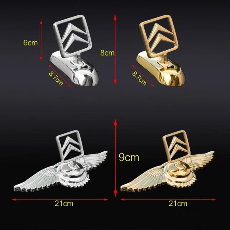 AKE3   Metal Car Hood Emblem Badge for Citroen C1 C2 C3 C4 C4L C5 Saxo Xsara Picasso DS3 DS4 DS6 C1 Berlingo Front Cover Stickers
