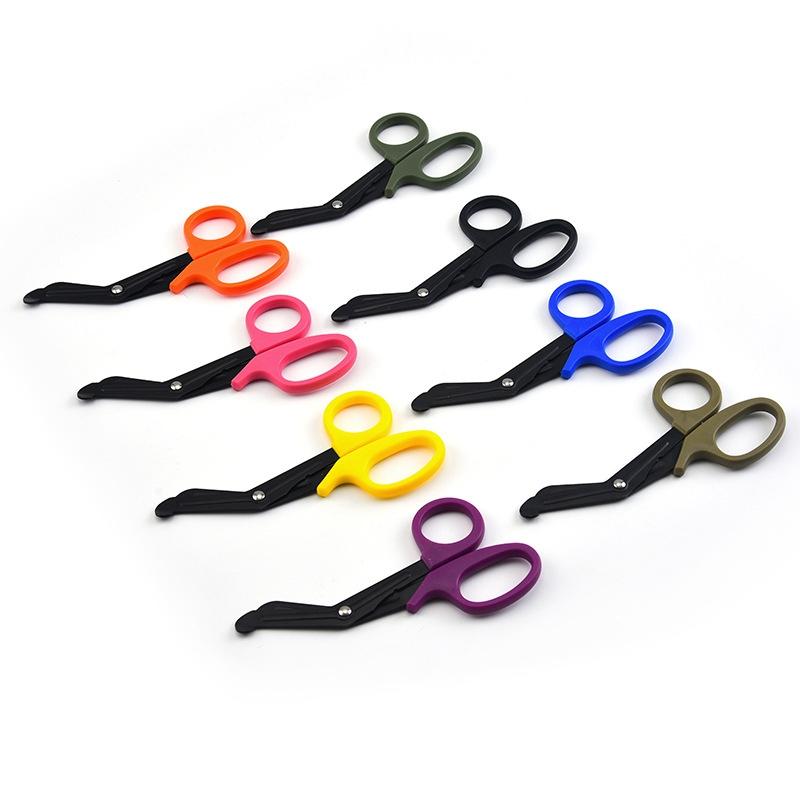 15Cm Medical Scissors Survive Paramedic Medical Rescue Scissor Trauma Gauze Tactical Stainless Steel Shears Survival Rescue