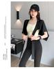 High-Waisted Slim Fit Velvet Wide-Leg Yoga Pants for Spring, Autumn, and Winter