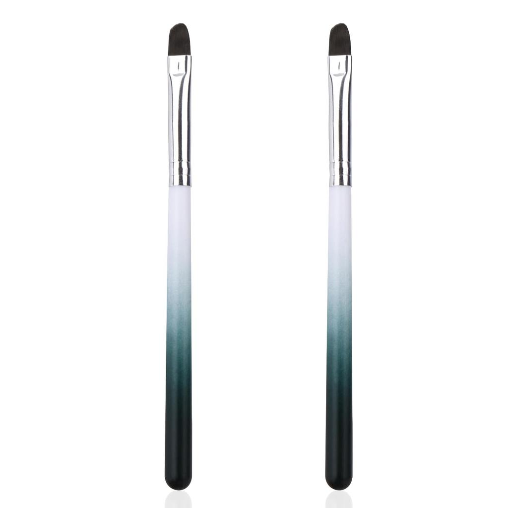 2pcs Nail Cleaning Brushes, Round Head Gel Polish Remover Pen for Cleaning Mistakes on Cuticles Professional Painting Brush for Nail Design Home