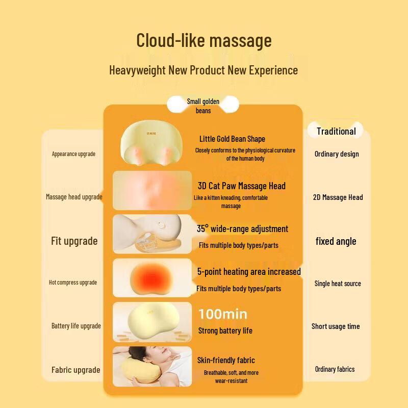 Breo B2 Pro Heated Lumbar Massager Cushion CN plug (adapter included)