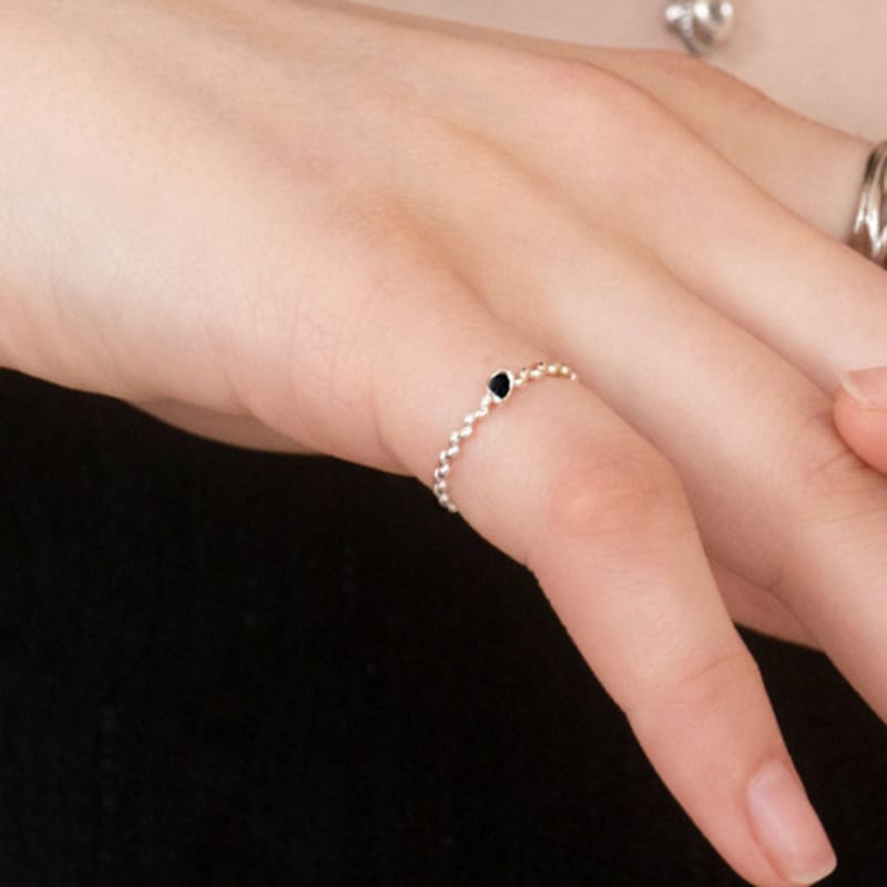 BEFORE MOONRISE [Silver 925] Memories Gemstone Ring SR45