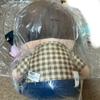 [USED] Tinytan BTS Lying Down Plush Mascot Can Badge Accessory