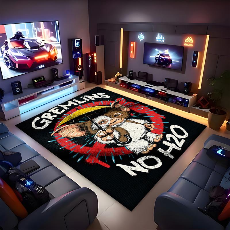 Gremlins Polyester Carpet, Soft Indoor Mat for Office Chair, Living Room, Computer Desk - Decorative Home Office Rug Design