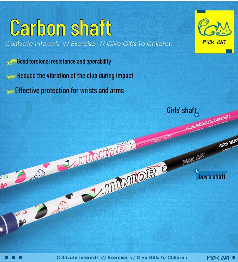 PGM Golf Club 7 Iron for Boys & Girls - Beginner's Children's Equipment with Stainless Steel Shaft
