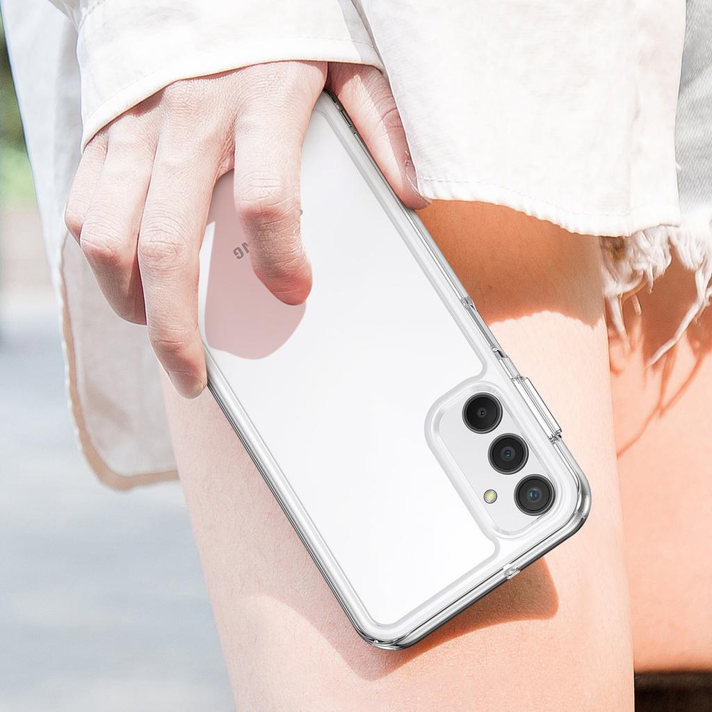 For Samsung Galaxy A24 4G (162.1 x 77.6 x 8.3mm) TPU+Acrylic Phone Case Anti-drop Phone Protective Cover