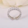 European & American Retro Open Adjustable Zircon Ring - Hip-Hop Style for Women