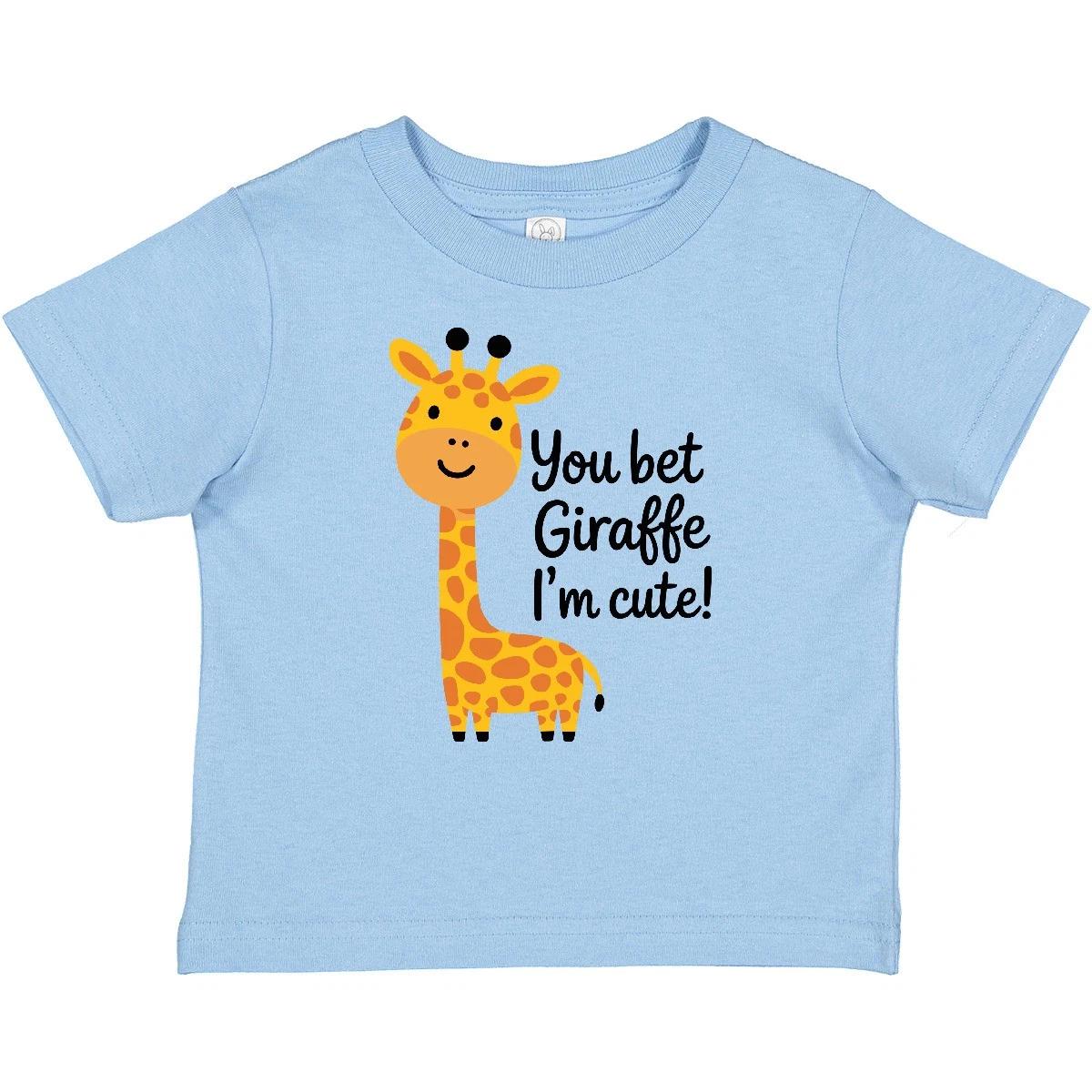Inktastic You Bet Giraffe I m Cute Baby T-Shirt Infant Tees Shower Clothing 130
