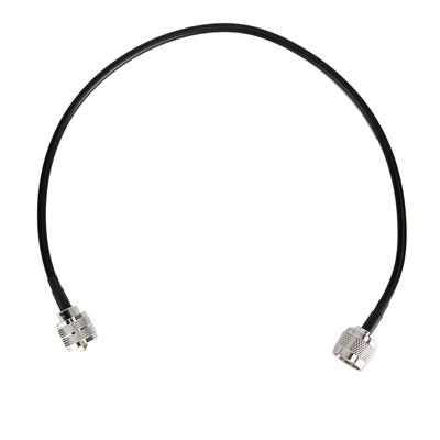 19.7in Koaxiální anténní adaptér kabel N samec na UHF PL259 samec 50 Ohm Nízká ztráta