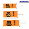 Cartoon Black Cat Eat Ramen Mouse Pad Playmat 24"X14" MTG TCG Office Desk Mat for Work Game PC Laptop Rug Carpet MousePad