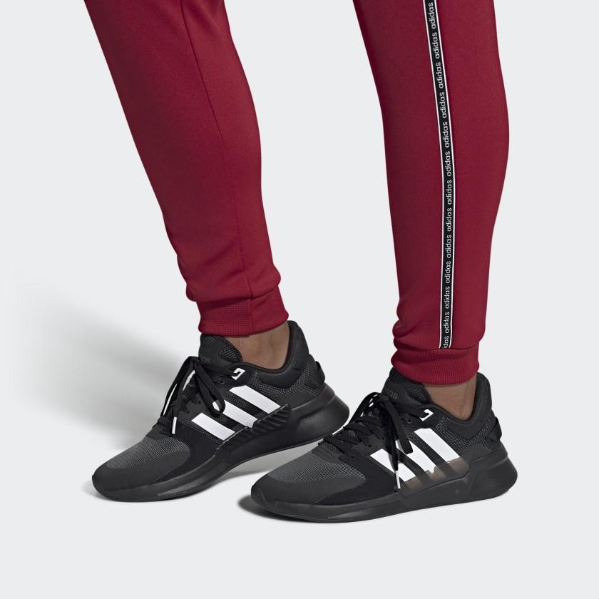 adidas Neo Run 90S Mesh TPU Trendy Comfortable Non-Slip Lightweight Low-Top Casual Shoes Men Sneaker Black White EG8657