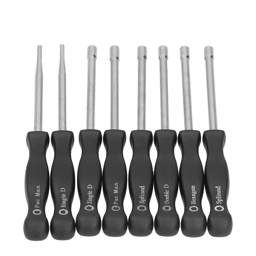 A Circle 10-Piece Carburetor Adjustment Tool Kit For Small Engines - 7 Spline Types For Trimmers & Chainsaws Chainsaw Carb Adjustment Tool