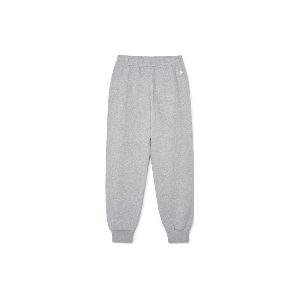 New MLB Knitted Sweatpants Unisex Gray 3APTD0131-50MGS